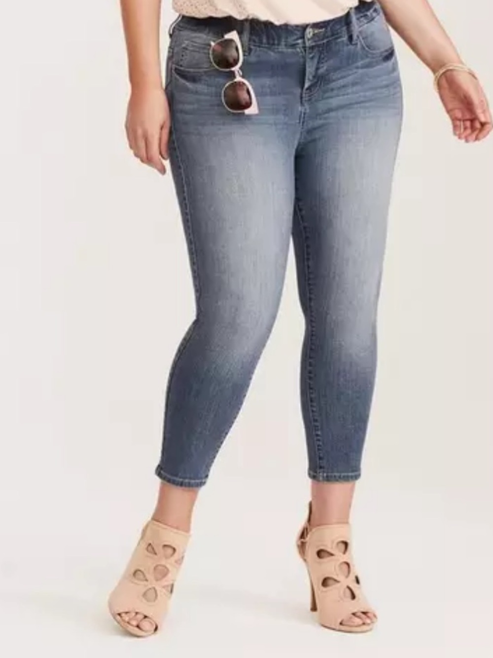 Torrid Crop Bombshell Skinny Premium Stretch Jeans
